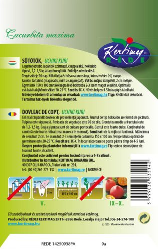 Kertimag Sütőtök Uchiki Kuri 3g