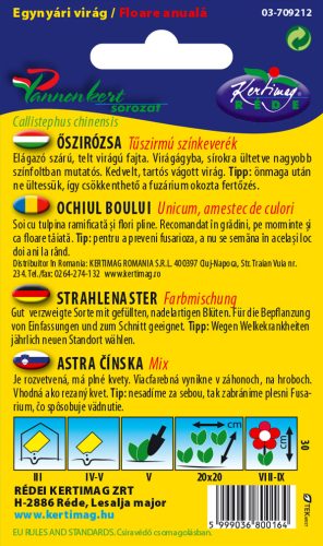 Kertimag Őszírózsa Tűszirmú Színkeverék 1g