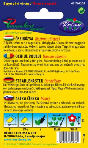 Kertimag Őszírózsa Tűszirmú Sötétkék 1g