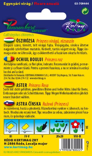 Kertimag Őszírózsa Prinzess Rózsaszín 1g