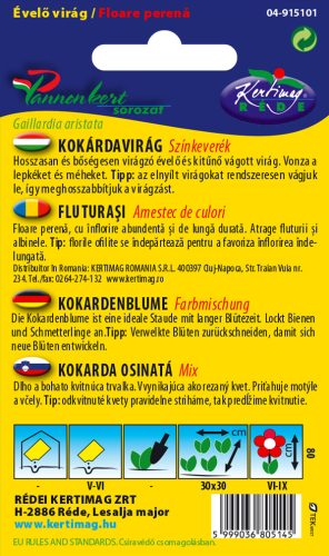 Kertimag Kokárdavirág Színkeverék 1g
