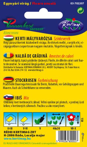 Kertimag Kerti Mályvarózsa Színkeverék 1g