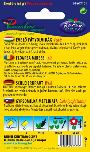 Kertimag Évelő Fátyolvirág Fehér 0,25g