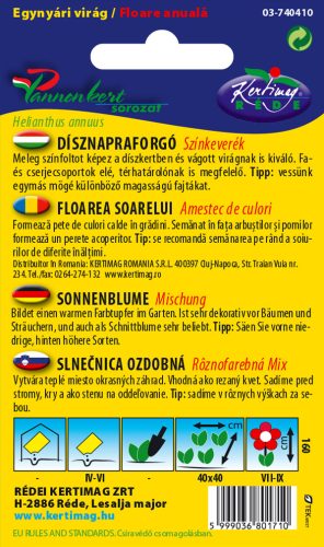 Kertimag Dísznapraforgó Színkeverék