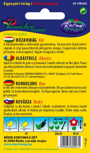 Kertimag Búzavirág Kék 2g