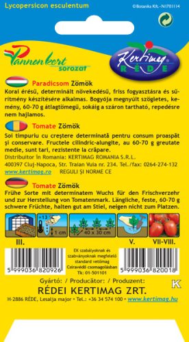 Kertimag Paradicsom Zömök 0,5g