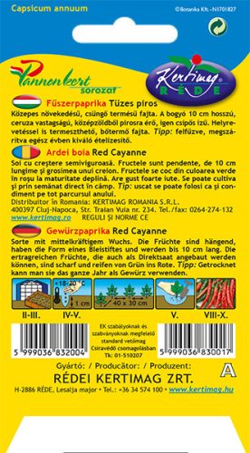 Kertimag Fűszerpaprika Tüzes Piros 0,5g