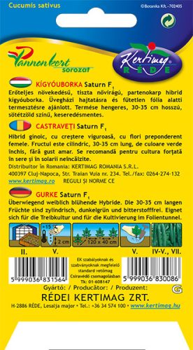 Kertimag Kígyóuborka Saturn F1 10 szem