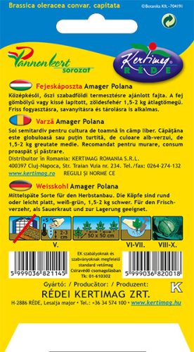 Kertimag Fejeskáposzta Amager Polana 2g
