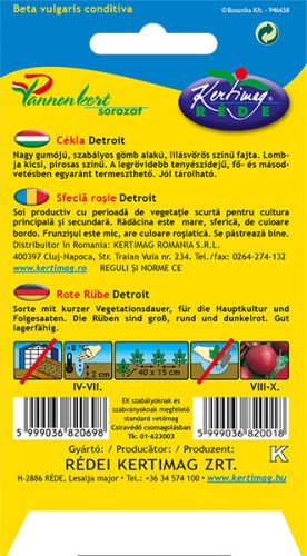 Kertimag Cékla Detroit 2,5g