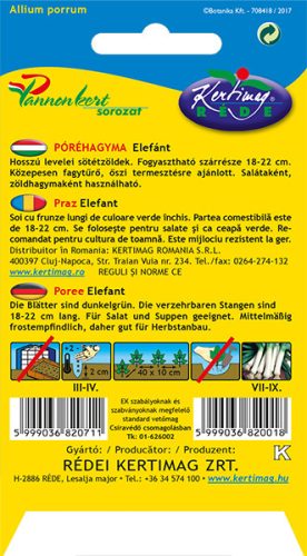 Kertimag Póréhagyma Elefánt 2g