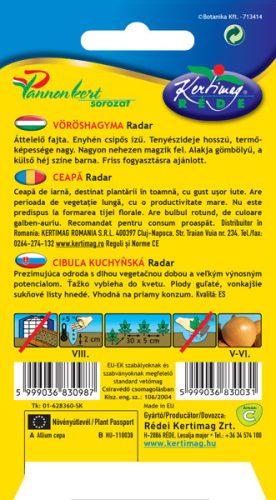 Kertimag Vöröshagyma Radar (Áttelelő) 1g