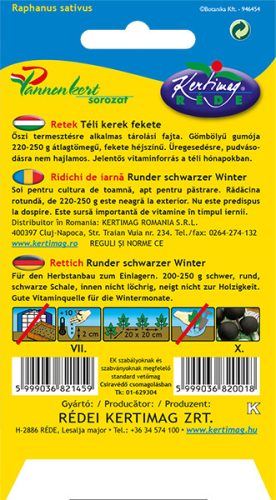 Kertimag Retek Téáli Kerek Fekete 3g