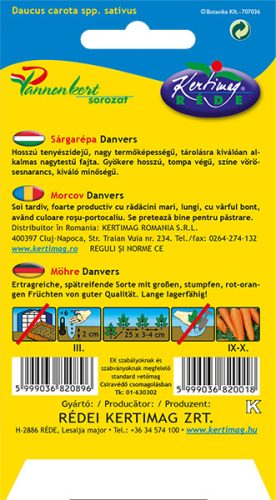 Kertimag Sárgarépa Danvers 4g
