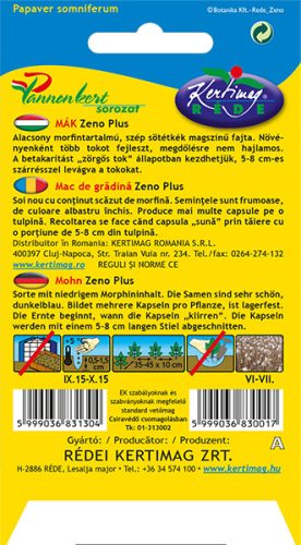 Kertimag Őszi Mák Zeno Plus 2,5g