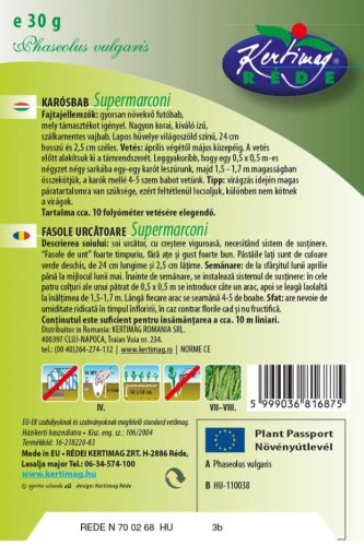 Kertimag Karósbab Supermarconi 30g