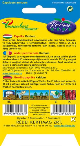 Kertimag Fűszerpaprika Kaldom 0,5g