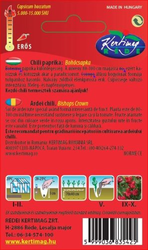 Kertimag Chilipaprika Bohócsapka 20 szem