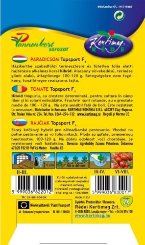 Kertimag Paradicsom Topsport F1 hibrid 20 szem