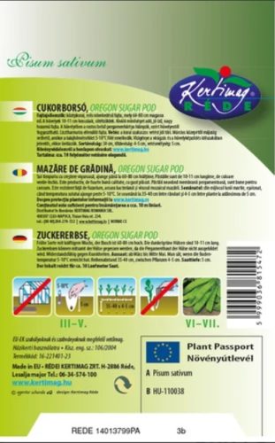 Kertimag Cukorborsó Oregon Sugar Pod 50g