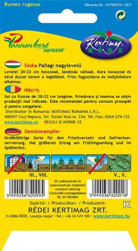 Kertimag Sóska Pallagi nagylevelű 2g