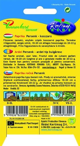 Kertimag Paprika Persenk kosszarvú 0,4g