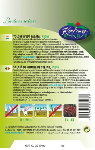 Kertimag Tölgylevelű Saláta Redin 4g