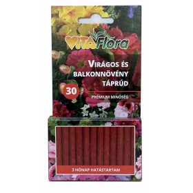 Vitflora Virágos és balkonnövény táprúd 30db