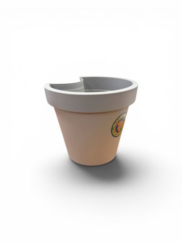 Csatornára rögzíthető kaspó 24 cm