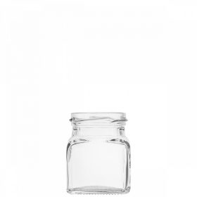 Befőttes üveg 120 ml kvadro