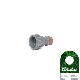   Bradas Csapcsatlakozó külsőmenetes 1/2", 3/4" műanyag